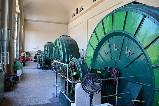 Kraftwerk Meitingen Maschinenraum