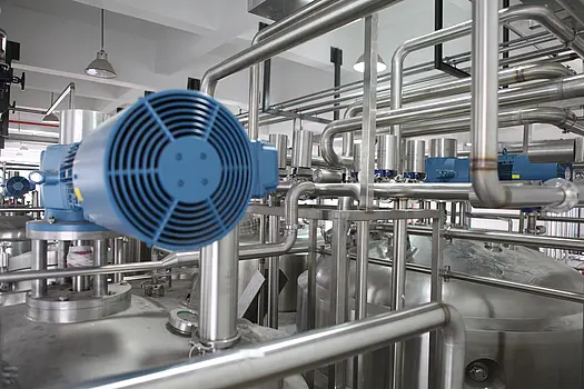 Pumpe im Industrieprozess